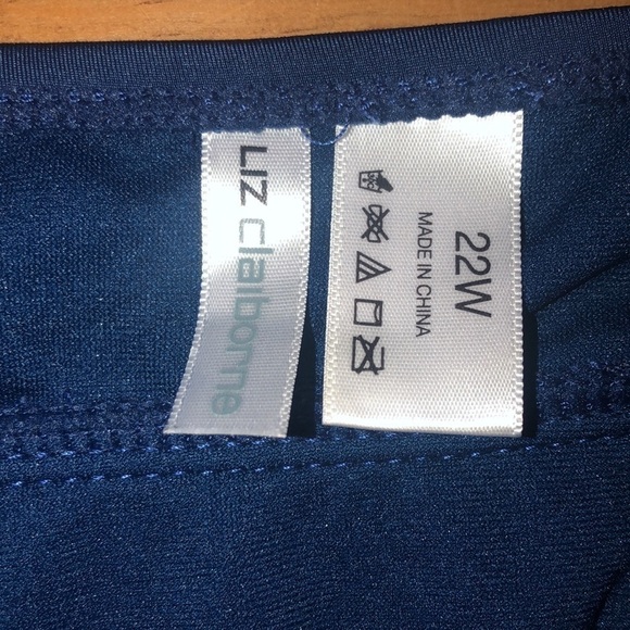 Woman’s Liz Claiborne Swim Briefs with Skirt Size 22W - Picture 2 of 3